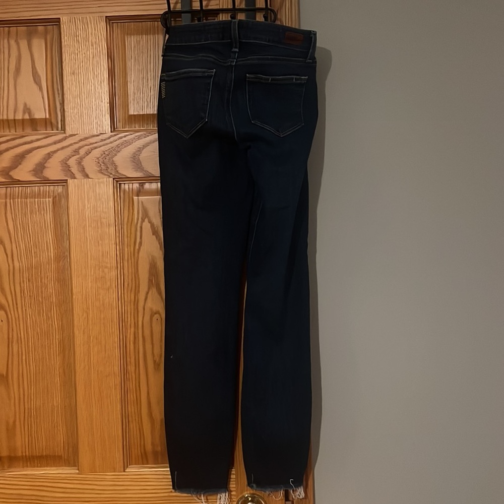 Paige dark blue skinny jeans - Picture 2 of 2